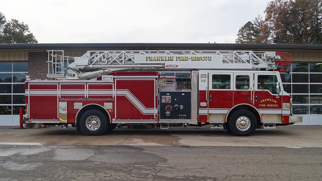 Ladder Fire Truck Franklin NC Fire Department